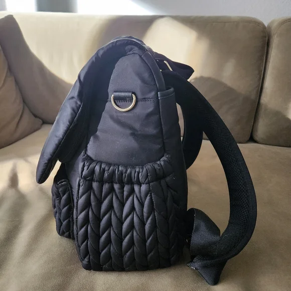 HAPP Brand】Levy Backpack Black Happ Brand Diaper Bag - Levy